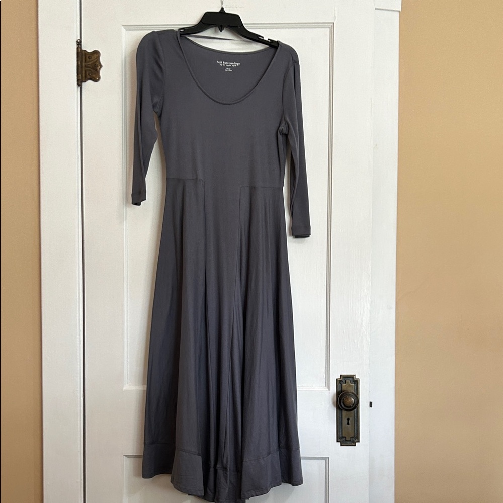 NWOT Soft Surroundings Gray Midi Dress. XS